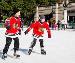 Photo courtesy of the McCormick Tribune Ice Rink Dowtown Winter Chicago Ice Skating