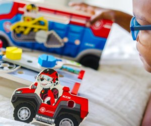 PAW Patrol Match & Build Mission Cruiser is awesome and over 40% off! Photo courtesy of the Melissa & Doug Store