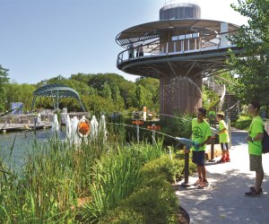 Kids learn and play at the Rory Meyers Children's Adventure Garden at the Dallas Arboretum. Photo courtesy the Dallas Arboretum