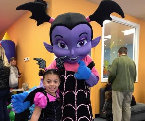 Indoor Trick-or-Treat Spots and Events for a Rainy Halloween in Boston Kids who party at Jam Time get treats, crafts, and a meet-up with Vampirina. Photo courtesy of Jam Time Natick