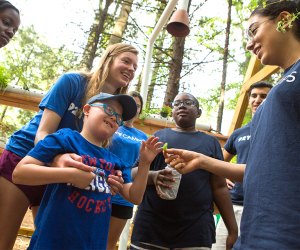 Tova and Bari Tov campers enjoy making friends while developing creative, social, and physical skills.  Photo courtesy of the 92nd Street Y