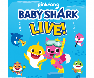  Join the Baby Shark gang at its first live show, opening in October. Image courtesy of Pinkfong