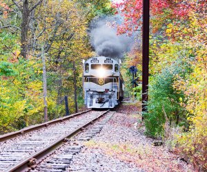 Enjoy a brisk fall afternoon on West Chester Railroad's Fall Folige Express. Photo courtesy of the railroad