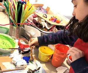 NEA Artist in Residence Julie Peppito will lead this workshop in transforming trash into treasure. Photo courtesy of LICM 