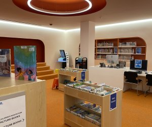 Children's section at the new Adam Street Library