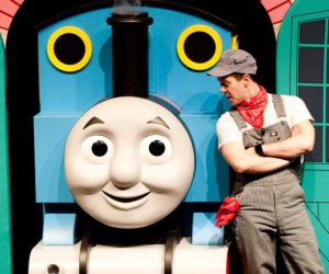 Thomas the Tank Engine returns to NYBG to star in a mini-performance on weekends in January. Photo courtesy of NYBG 