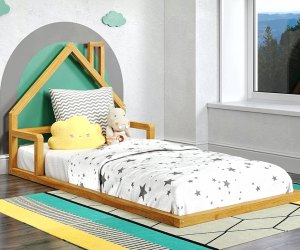 Best Toddler Beds: P’Kolino Casita House Twin Floor Bed