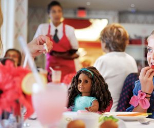 Things to do in Midtown Manhattan with kids: Tea at American Girl Cafe