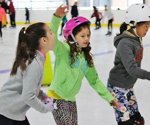 The Andrew Stergiopoulos Ice Rink in Great Neck offers learn-to-skate programs and plenty more. 