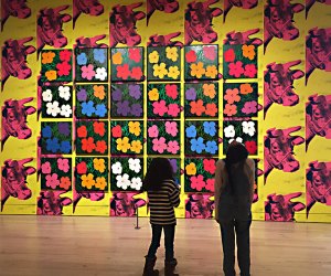 Observing a wall of Warhol’s Flowers,1964.