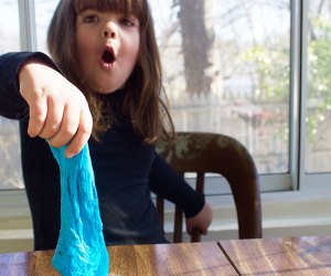 Whip up a batch or two of homemade slime for a fun, at-home, rainy day activity. Photo by Ally Noel