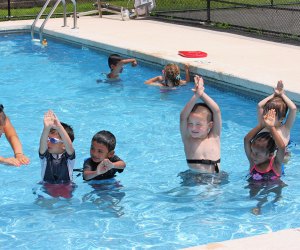 5 Special Summer Day Camps for NJ Kids At Apple Montessori Schools there are daily swim lessons with Red Cross certified instructors.