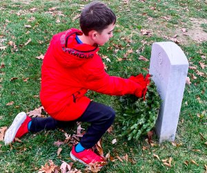 Kids of all ages can participate in Wreaths Across America. Photo by Jennifer Marino Walters