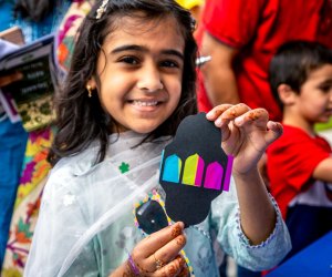 Celebrate the Festival of Eid. Photo of girl celebrating by Chris Dunn, courtesy of Asia Society Texas