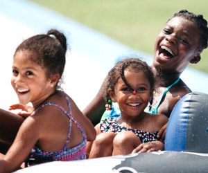 Bring the whole family to Roswell’s Slip-N-Slide Extravaganza, and go slip-sliding away into the summer. Photo courtesy of Roswell