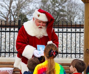 Bring your own camera and take free pics with Santa at Christmas in Acworth. Photo courtesy of the City of Acworth