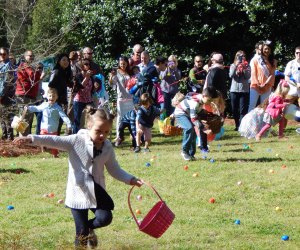 Bring baskets to collect Easter eggs and prizes at Smith-Gilbert Gardens in Kennesaw. Photo courtesy of the gardens
