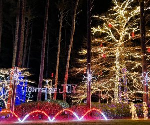 Lights of Joy in Kennesaw uses 60 miles of Christmas lights to create the ultimate holiday display. 