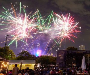 Families head to Centennial Olympic Park on Saturday, July 1 for fun and fireworks. Photo courtesy Look Up Atlanta