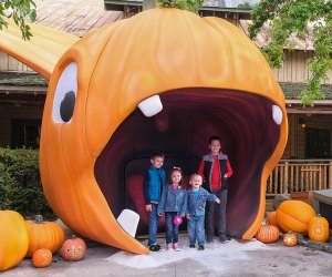 Stone Mountain Pumpkin Festival runs until October 30, 2022 and features seasonal, family-friendly attractions. Photo courtesy of Stone Mountain