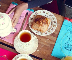 Enjoy high tea in Candler Park at the quirky yet delicious Dr. Bombay's Underwater Tea Party. Photo courtesy of Dr. Bombay's