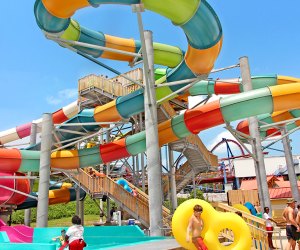 Conquer the slides at Six Flags White Water. Photo courtesy of Six Flags White Water