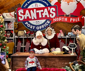 Visit with old St. Nick at Santa's Post Office at The Battery this Christmas weekend. Photo by Rebecca Leffler