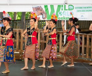 Visitors to Zoo Atlanta experience global cultures through music, dance, and dynamic storytelling at Wild World Weekend. Photo courtesy of the zoo