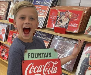 Check out vintage Coca-Cola signs at the museum gift shop.