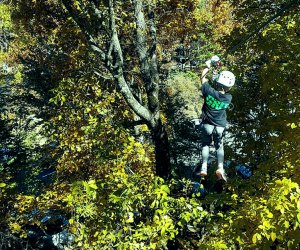 Extreme Sports and More Thrilling Activities for Kids in Atlanta:  Screaming Eagle Adventures zipline