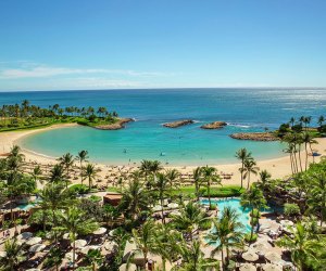 wide shot of Aulani Disney resort