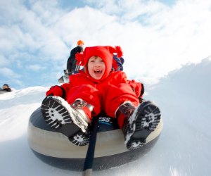 Even young kids can get in on the fun at Heritage Hills Resort! Photo courtesy of Avalanche Express Snow Tubing at Heritage Hills Resort