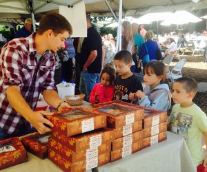 Family-Friendly Wineries on Long Island Farm stand at Baiting Hollow Vineyard