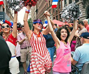 Celebrate all things French when Bastille Day takes over Madison Avenue with a blocks-long street fest. Photo by Michael George
