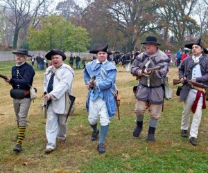 Military reenactors will commemorate the 243rd anniversary of the Battle of Fort Washington at Fort Tryon Park on Sunday. Photo courtesy of NYC Parks