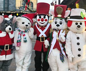 Bayville Winter Wonderland characters smile for the camera
