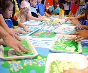 Make a (messy) mini masterpiece at the Tot Studio at the Brooklyn Children's Museum