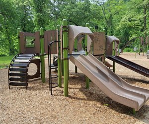 Save time to visit the playground during your visit to Bear Mountain State Park with kids.
