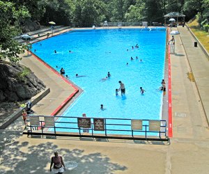 Bear Mountain State Park has an on-site pool.