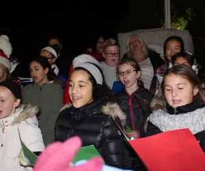 Join in Christmas caroling at the Bellmore Holiday Extravaganza. Photo courtesy of the Chamber of Commerce of the Bellmores