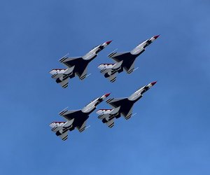 The  annual Bethpage Air Show at Jones Beach promises more thrills in 2019.  Photo courtesy of Bethpage Federal Credit Union