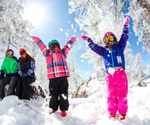 Frolic in the snow. Photo courtesy of Big Bear Mountain Resort