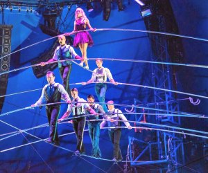 Catch feats of strength and balance at the circus. Photo courtesy of the Big Apple Circus 