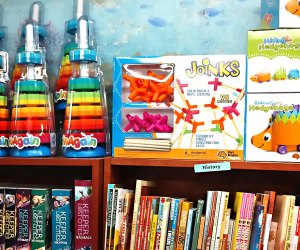 From Toddler toys to YA at adult Big Blue Marble Books has got you covered. Photo courtesy of Big Blue Marble Books