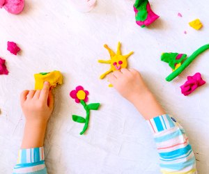 Sculpting with Playdough