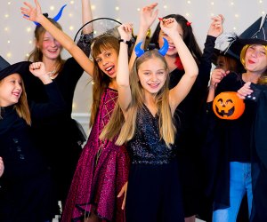 Halloween Party Game Ideas for Tweens and Teens kids dancing at Halloween party