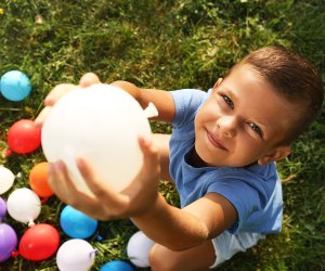 Cool down with a water balloon fight!