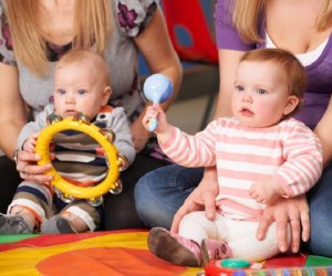 Music classes are great first classes for babies and their caregivers. Photo courtesy of Bigstock