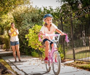 how to help a child ride a bike without stabilisers