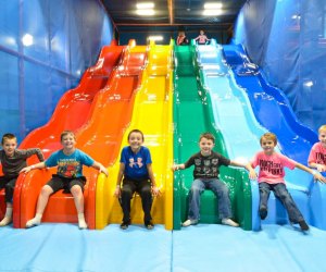 Indoor children game center fish ponds